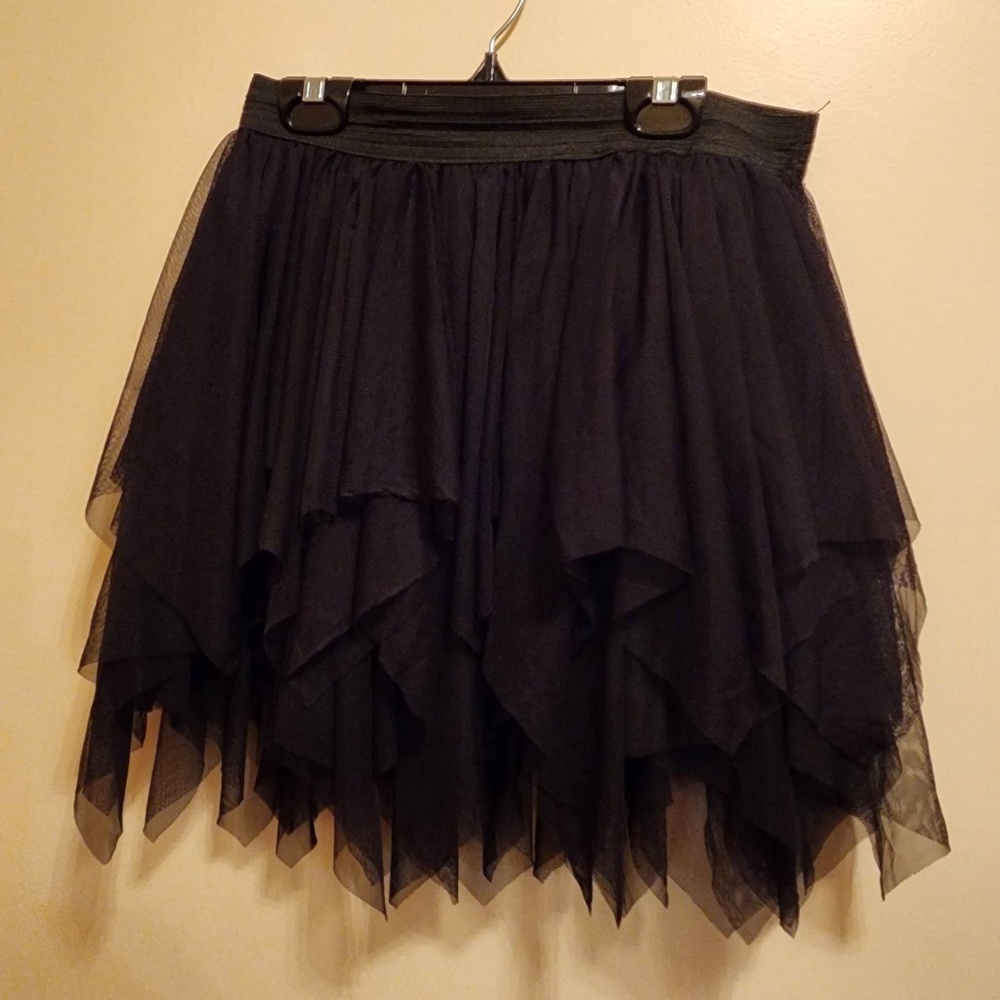 Deb Elastic Waist Layered Skirt 1XL